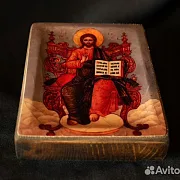 На память: Икона Спасителя "Господь-Вседержитель на троне" — фотография 5