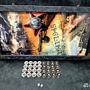 Нарды под стеклом «День Победы» — оригинальный подарок — фотография 3