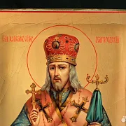 Икона Иоасафа Белгородского. Ручная работа — необычный подарок — фотография 3