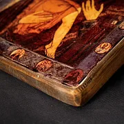 Икона деревянная «Богоматерь Умиление (Белозерская — необычный подарок — фотография 7