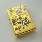 Зажигалка Zippo с гравировкой "Дракон" в подарок — фотография 2