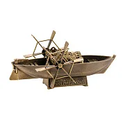 На память: Бронзовая лодка Леонардо да Винчи с гребным колесом — фотография 2