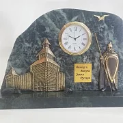 Часы «Защитник земли Русской» со змеевиком — оригинальный подарок — фотография 2