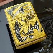 Зажигалка Zippo с гравировкой "Дракон" в подарок — фотография 1