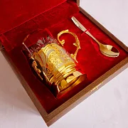 Подстаканник для чая «Сибирь» — оригинальный подарок — фотография 3