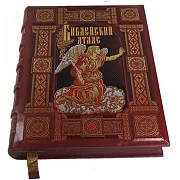 Библейский атлас — книга в кожаном переплёте в подарок — фотография 5