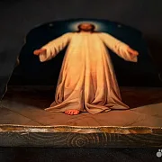 Венчальная пара. Богоматерь Кипрская и Спаситель — красивый подарок — фотография 8