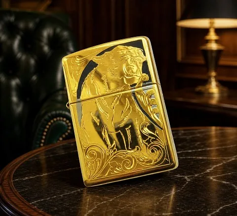 Сувенирная зажигалка Zippo "Тигр" №5 — оригинальный подарок