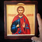 Подарочная икона " Святой Феодот (Богдан) Адрианопольский" — фотография 1