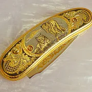 На память: Складной нож «Волки» — фотография 5