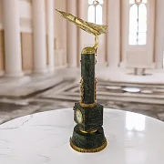 Ручная работа: Часы с бронзовым самолетом — фотография 1