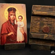 Венчальная пара. Богоматерь и Спас Вседержитель+по — красивый подарок — фотография 2