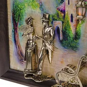 Картина «Вечерняя прогулка. Кисловодск. Замок» на ониксе с подсветкой — необычный подарок — фотография 4