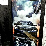 В подарок: Нарды под стеклом «BMW M5 Ангельские глазки» — фотография 2