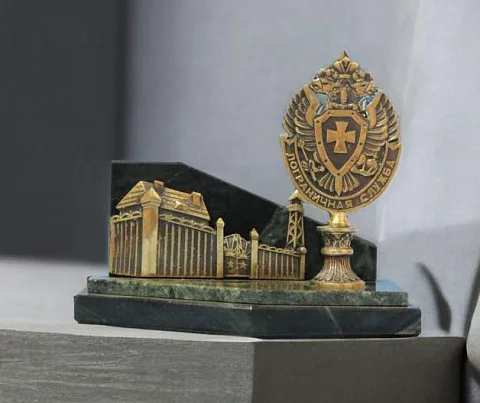 Сувенир «Граница» из бронзы в подарок