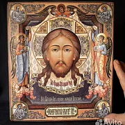На память: Икона "Спаситель с Евангелистами и Архангелами" — фотография 3
