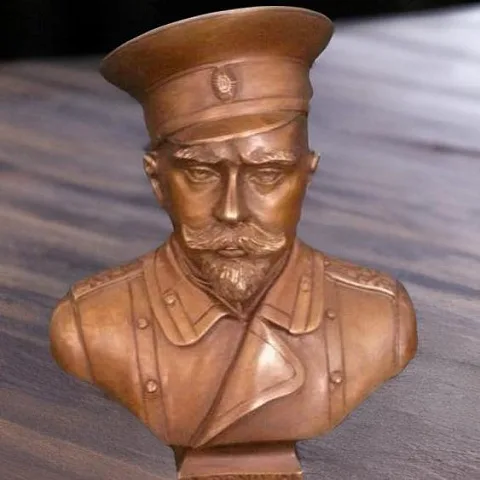 Подарочный бюст «Деникин» из бронзы