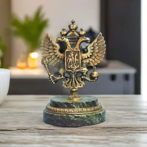 На память: Бронзовая статуэтка «Герб Российский»