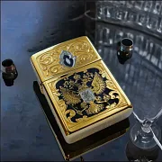 Сувенирная зажигалка Zippo "Герб" в подарок — фотография 1