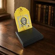 Икона Иисуса Христа настольная. Златоуст — необычный подарок — фотография 1
