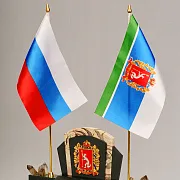 Каменная композиция «Герб» — оригинальный подарок — фотография 2