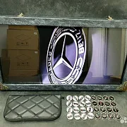 Нарды под стеклом «Mercedes AMG» — необычный подарок — фотография 9