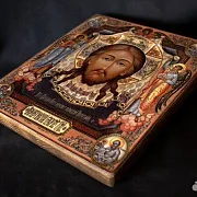 На память: Икона "Спаситель с Евангелистами и Архангелами" — фотография 5