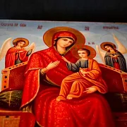 Икона Богоматери "Всецарица" — красивый подарок — фотография 7